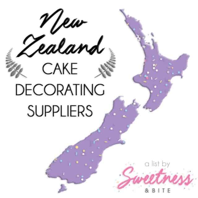 New Zealand Cake Decorating Suppliers A handy list of cake decorating suppliers around New Zealand, including online stores, custom cake topper suppliers and edible image printers ~ by Sweetness and Bite