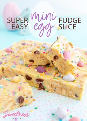 Mini Egg Fudge Slice