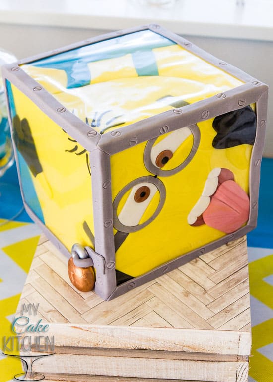 Minion-In-A-Box Cake by My Cake Kitchen