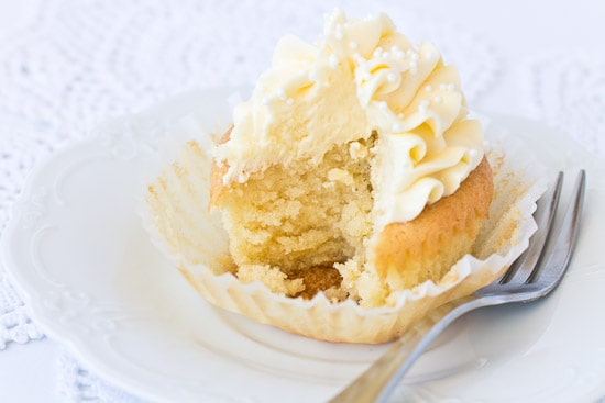 Gluten Free Vanilla Cream Cupcakes